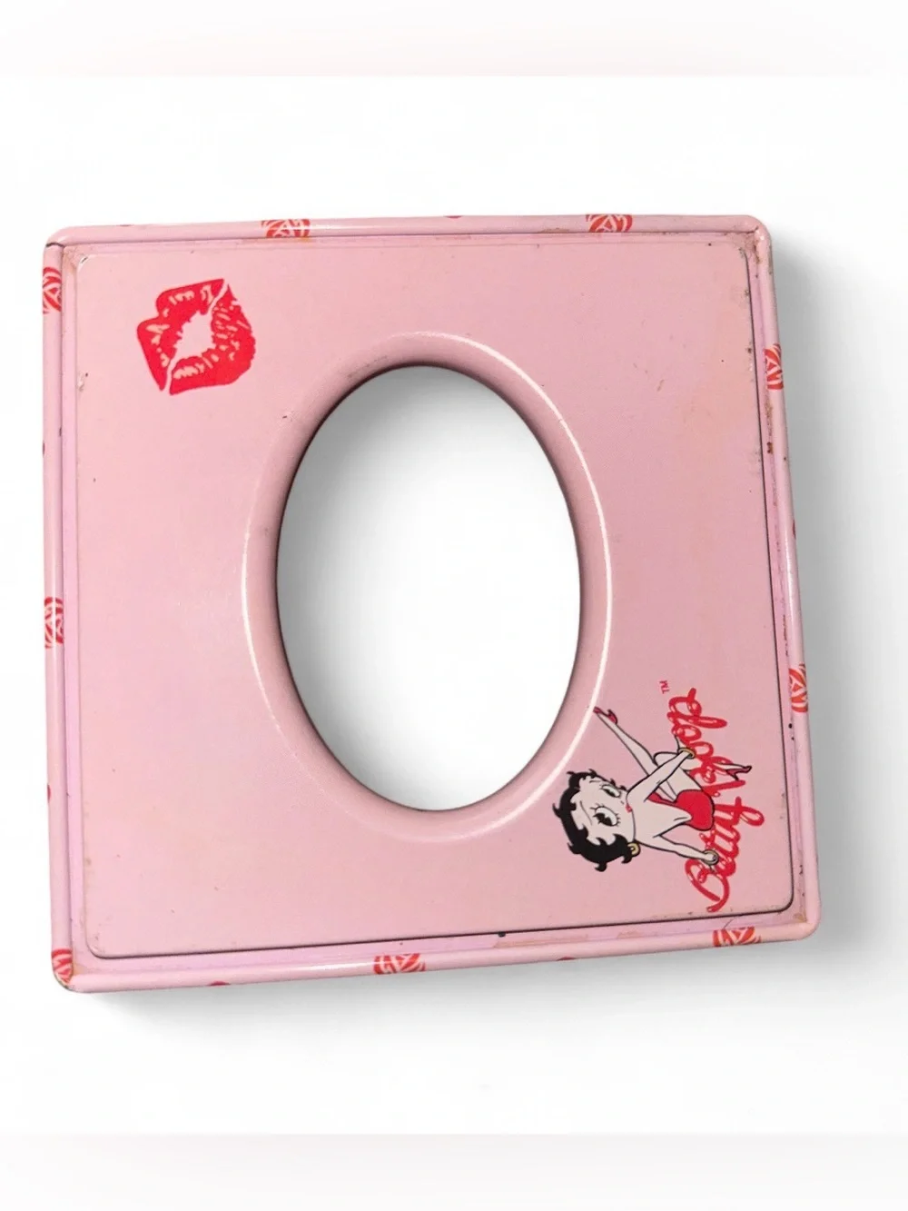 Vintage Betty Boop Pink Floral Tissues Box
